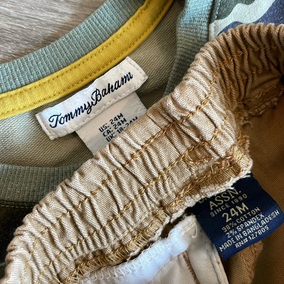 Tommy Bahama/U.S. Polo Assn. toddler boys matching set - Picture 3 of 3